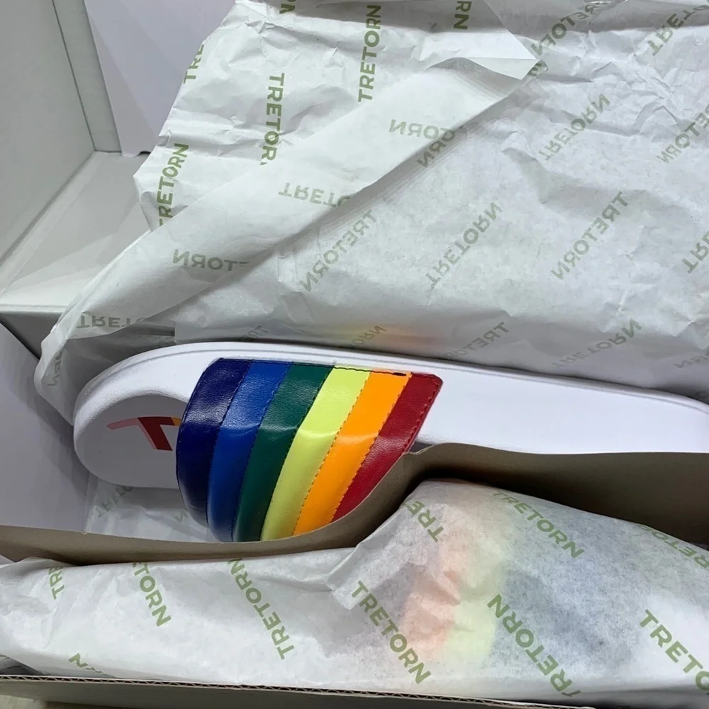 Tretorn Sofia Rainbow Slide Sandal - Picture 2 of 9